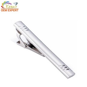  High quality silver tie bars tie clips manufacturer 
