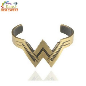  Fashion antique brass bracelet of Wonder Woman movie 